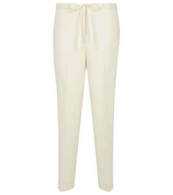 Wool-blend drawstring pants | Jil Sander