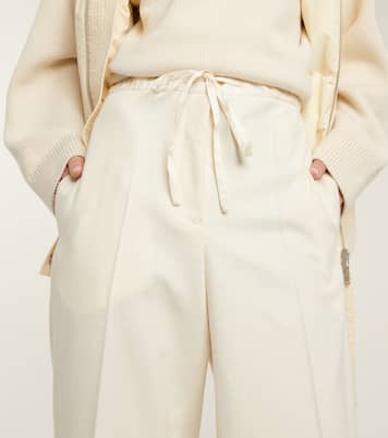 Wool-blend drawstring pants | Jil Sander