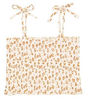 Cropped-Top Leo aus Baumwolle | The New Society
