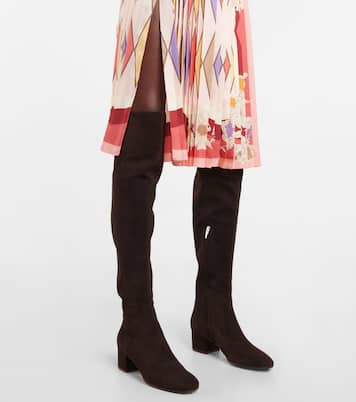 Botas mosqueteras Rolling de ante | Gianvito Rossi