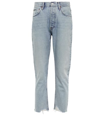 High-Rise Cropped Straight Jeans Riley | Agolde