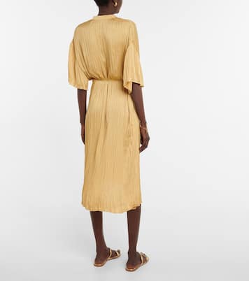 Robe midi métallisée | Vince