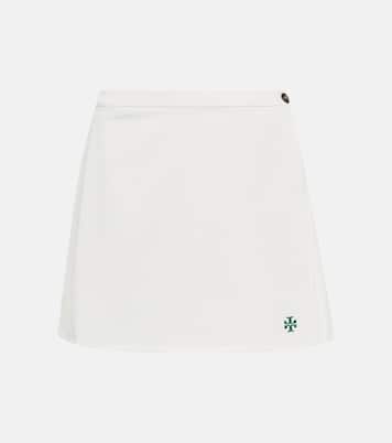 Minigonna da tennis in cotone con cut-out | Tory Sport