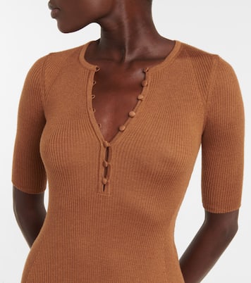 Johanna ribbed-knit maxi dress | Gabriela Hearst