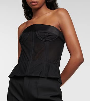 Bustier in cotone | Maison Margiela