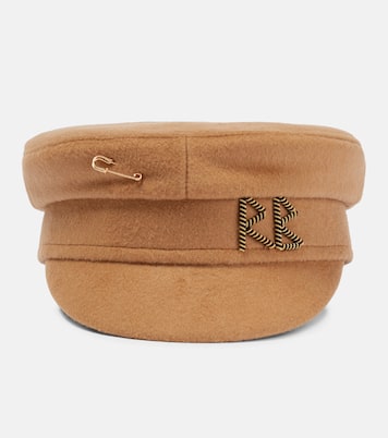 Embroidered wool baker boy hat | Ruslan Baginskiy