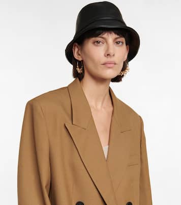 Cappello da pescatore in pelle | Isabel Marant