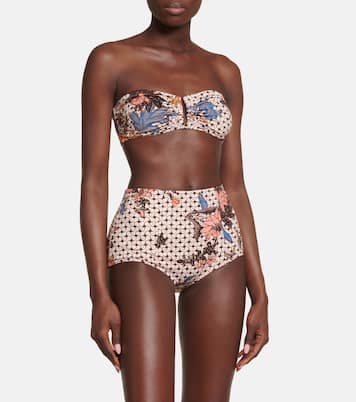 Braga de bikini Porto estampada | Ulla Johnson