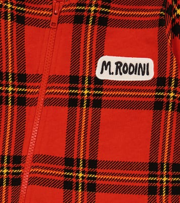 Baby checked cotton onesie | Mini Rodini