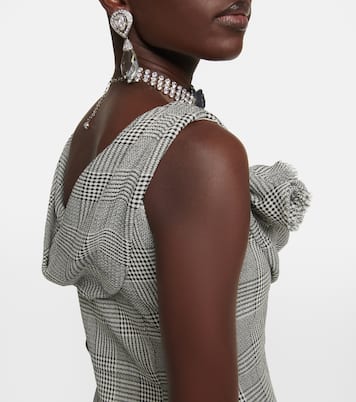 Prince De Galles wool minidress | Alessandra Rich