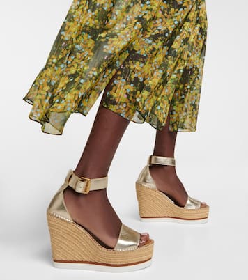 Sandali espadrillas Glyn in pelle con zeppa | See By Chloé