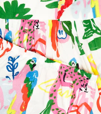 Baby - Abito in cotone e culottes con stampa | Stella McCartney Kids