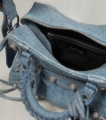 Schultertasche Neo Cagole XS aus Denim | Balenciaga