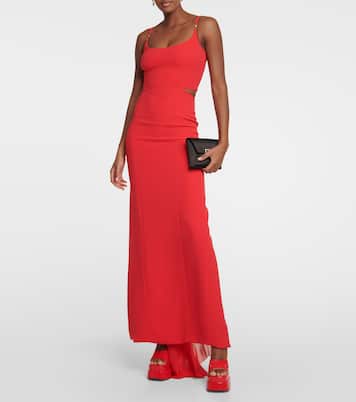 Medusa 95' cutout silk gown | Versace