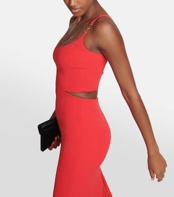 Medusa 95' cutout silk gown | Versace