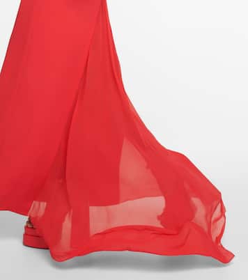 Medusa 95' cutout silk gown | Versace
