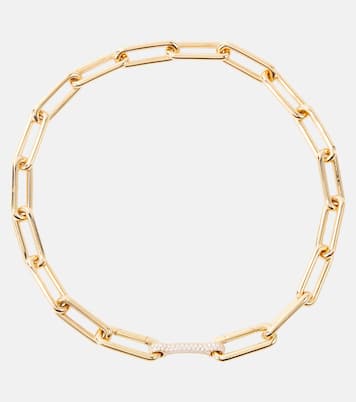 Collier Identity en or jaune 18 ct et diamants | Robinson Pelham