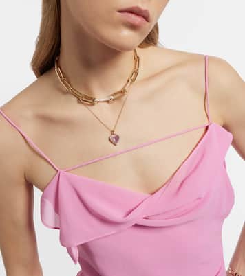Collier Identity en or jaune 18 ct et diamants | Robinson Pelham