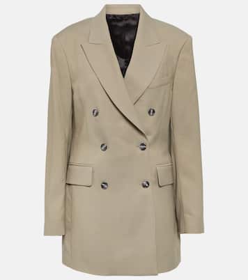 Blazer doppiopetto in misto lana | Acne Studios