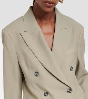 Blazer doppiopetto in misto lana | Acne Studios