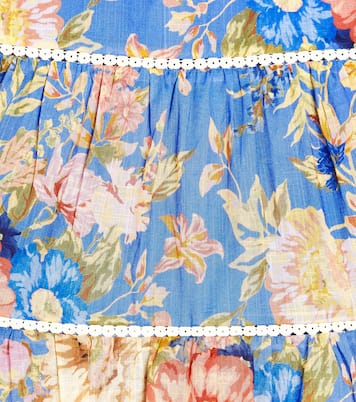 Bedrucktes Kleid August aus Baumwolle | Zimmermann Kids