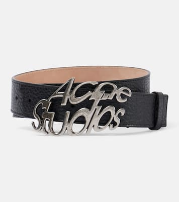 Ceinture en cuir à logo | Acne Studios