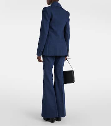 Blazer monopetto di jeans Leiva | Gabriela Hearst