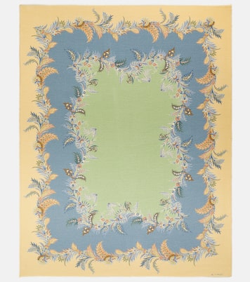 Printed wool twill blanket | Etro