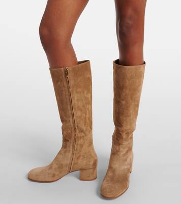45 suede knee-high boots | Gianvito Rossi