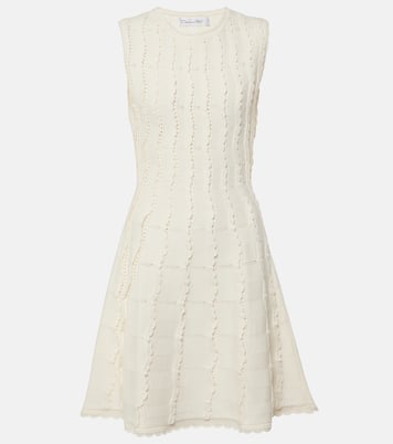 Vestido corto de punto | Oscar de la Renta