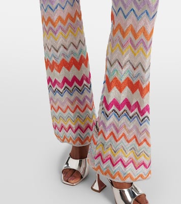 Mono de lamé con cuello halter en zigzag | Missoni