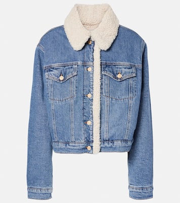 Chaqueta de denim con ribete de teddy | 7 For All Mankind