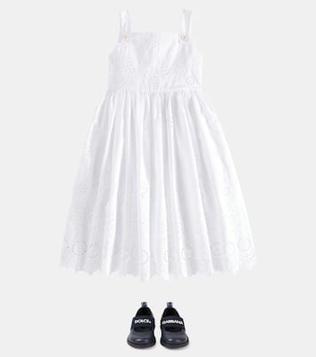 Cotton-blend dress | Dolce&Gabbana Kids
