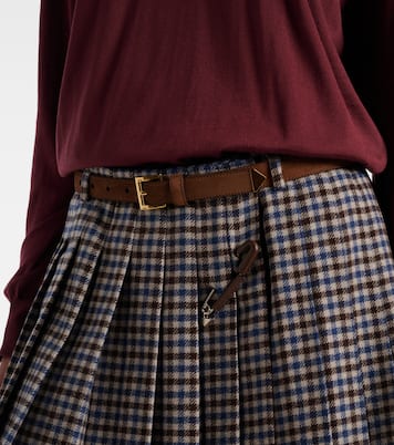 Gürtel aus Veloursleder | Prada