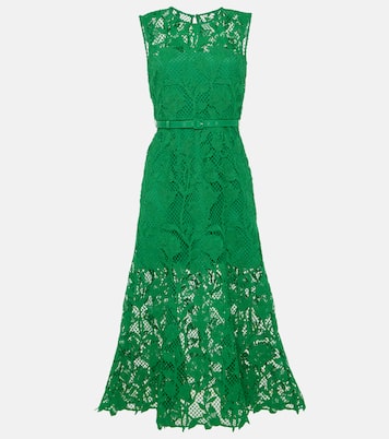 Lace midi dress | Self-Portrait