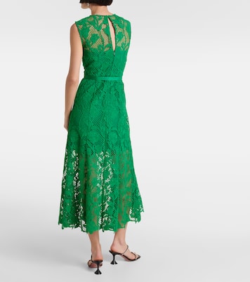 Lace midi dress | Self-Portrait