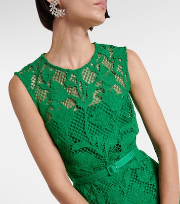 Lace midi dress | Self-Portrait
