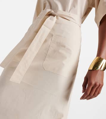 Jupe midi en coton | Toteme