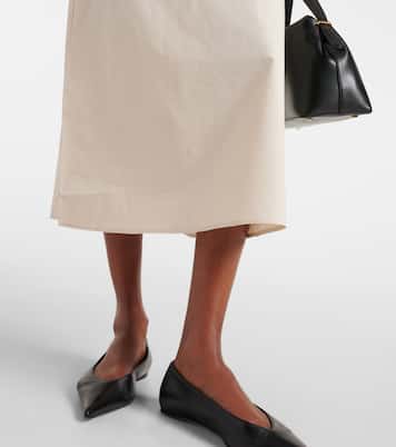 Jupe midi en coton | Toteme