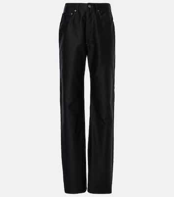 Jeans a gamba larga a vita alta | Maison Margiela