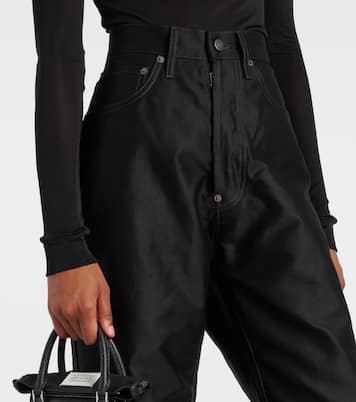 Jeans a gamba larga a vita alta | Maison Margiela