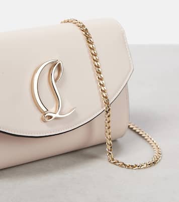 Clutch Loubi54 in pelle con catena | Christian Louboutin