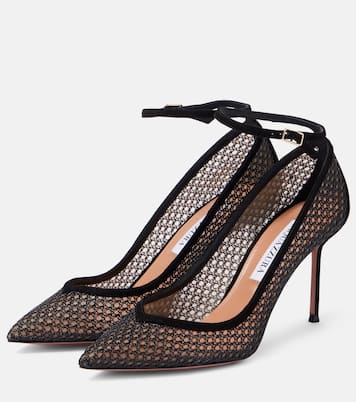 Salones Asha 85 de malla con ante | Aquazzura