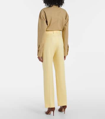 Pantalon droit Clarity Fox en lin | Blazé Milano