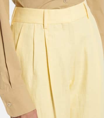 Pantalon droit Clarity Fox en lin | Blazé Milano