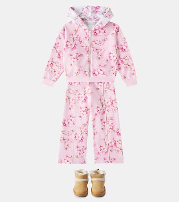 Felpa in misto cotone con zip | Monnalisa