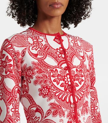 Cardigan raccourci à motif cachemire | Etro
