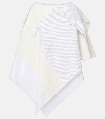 Gonna midi patchwork in cotone | JW Anderson