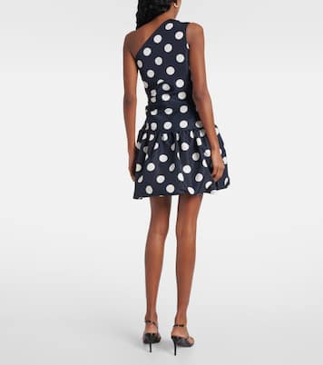 Robe ballon asymétrique à pois | Patou