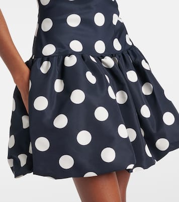 Robe ballon asymétrique à pois | Patou